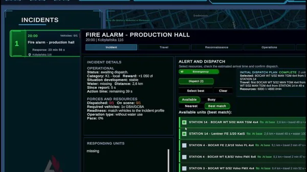 Oficjalny trailer Alarm112: Fire Unit